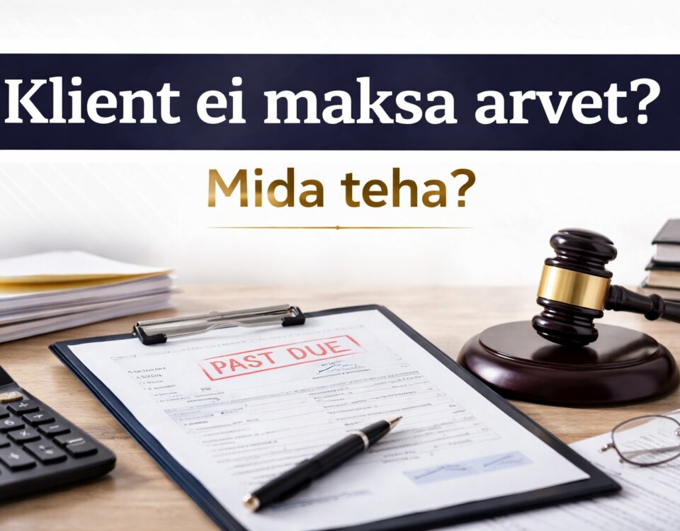 klient ei maksa arvet – juhend tasumata arve ja võlanõude sissenõudmiseks