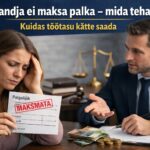 tööandja ei maksa palka jurist aitab töötasu nõuda maksmata palk probleem